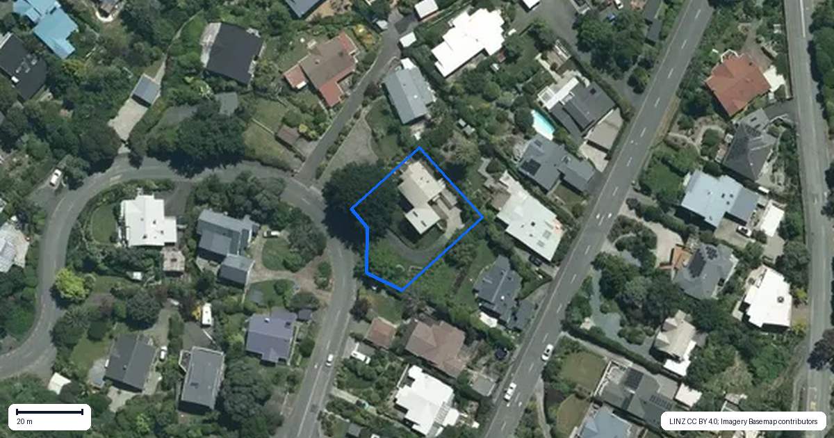 Property context map for 43 Bisley Avenue, Moana, Nelson
