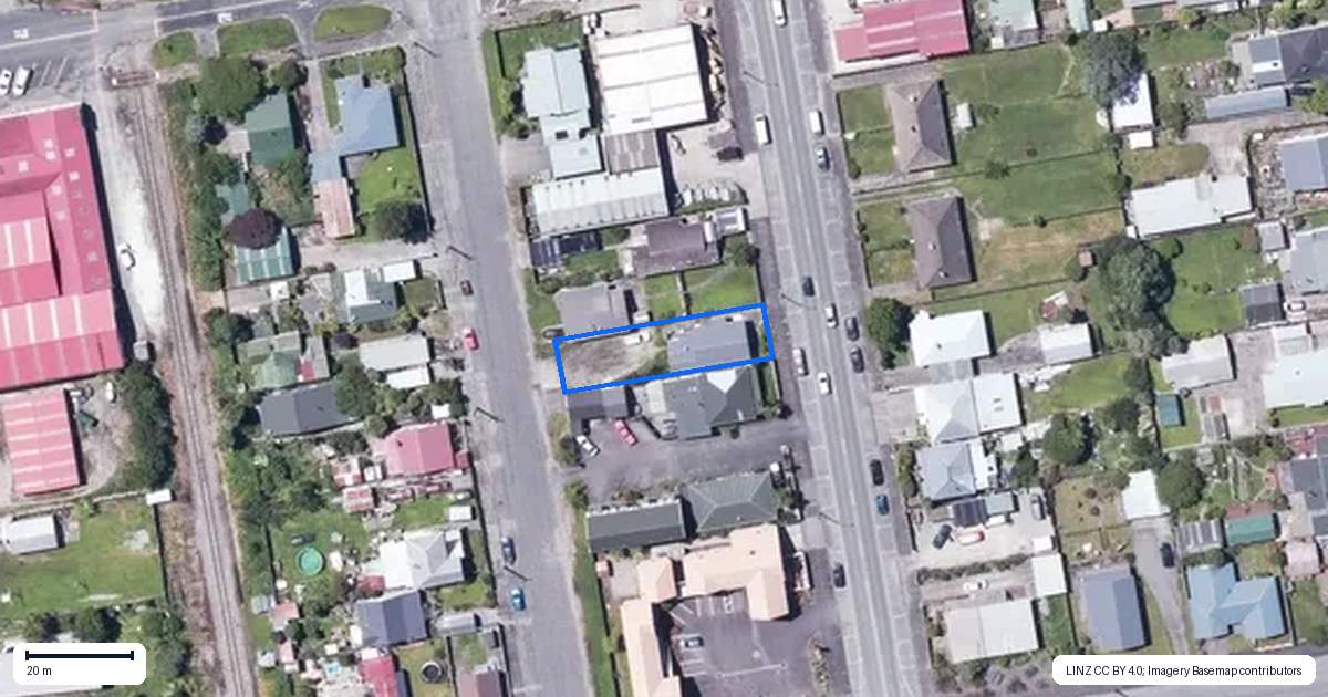 Property context map for 304 Palmerston Street, Westport