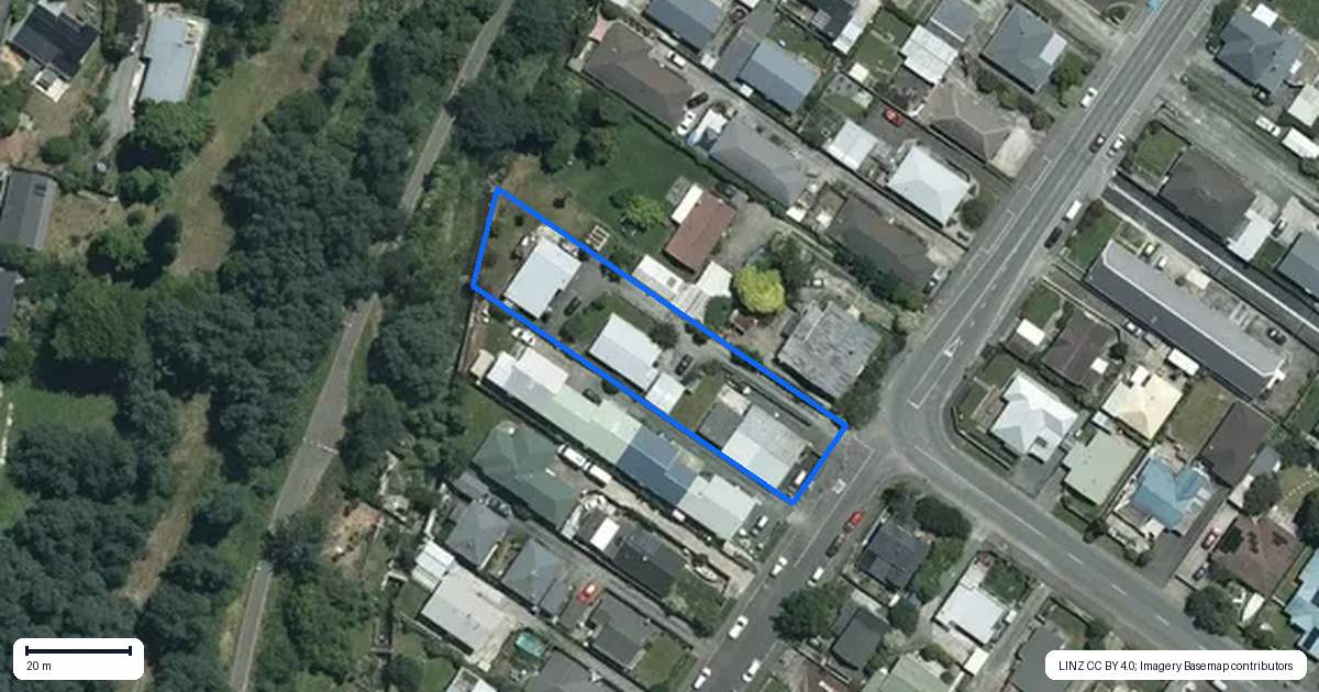 Property context map for 3/250 Vanguard Street, Nelson South, Nelson