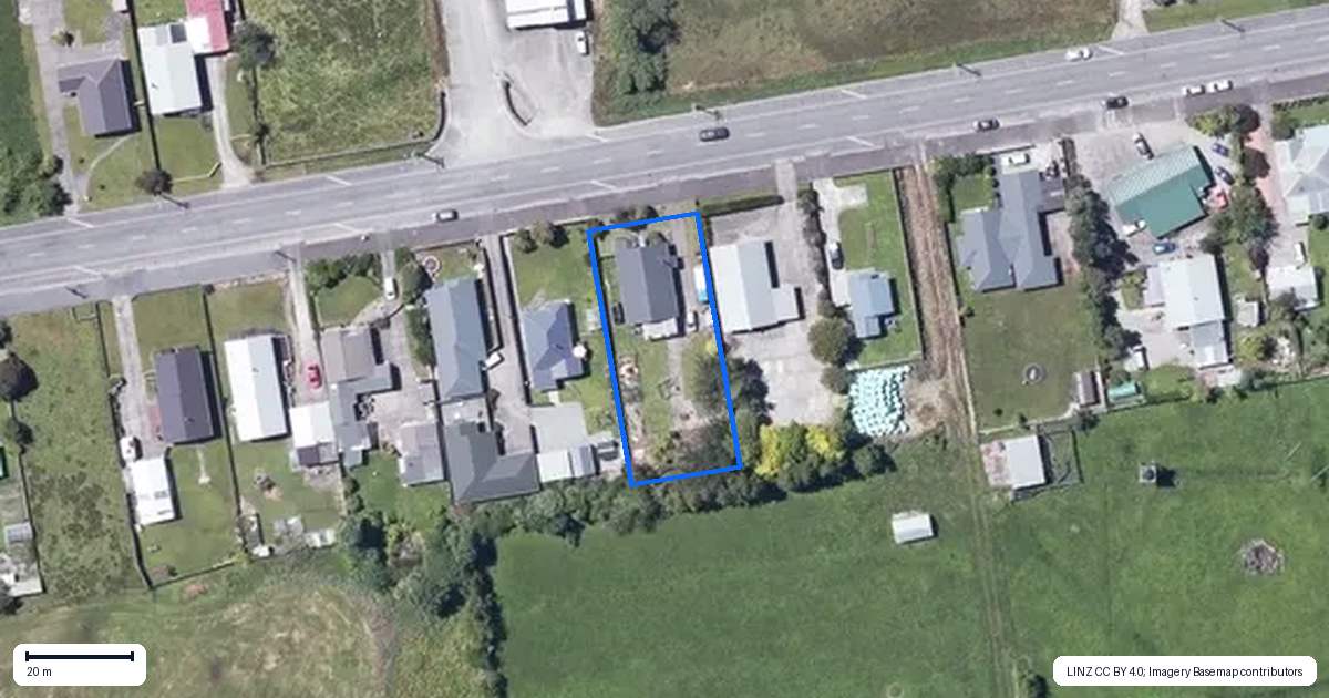 Property context map for 90 Brougham Street, Westport