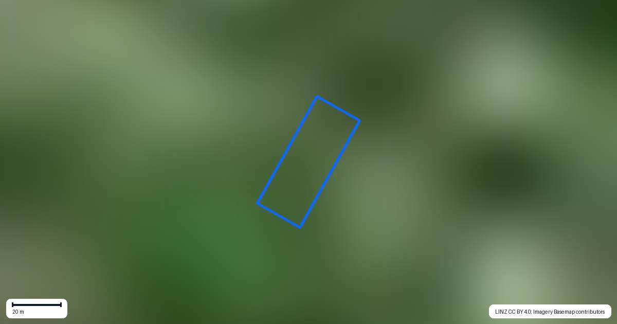 Property context map for 23 River Road, Hector
