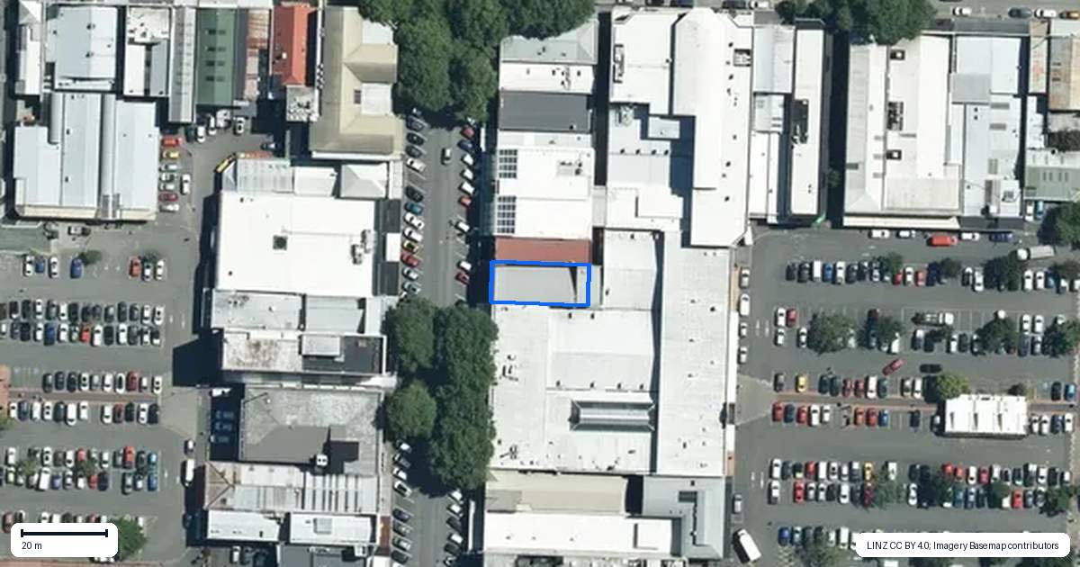 Property context map for 205 Trafalgar Street, Nelson