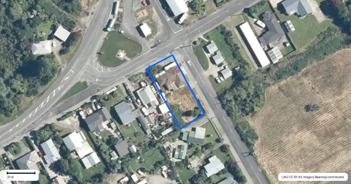 Property context map for 56 McGill Street, Waimangaroa, Westport