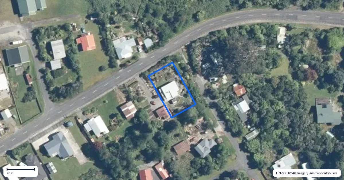Property context map for 72 McGill Street, Waimangaroa, Westport