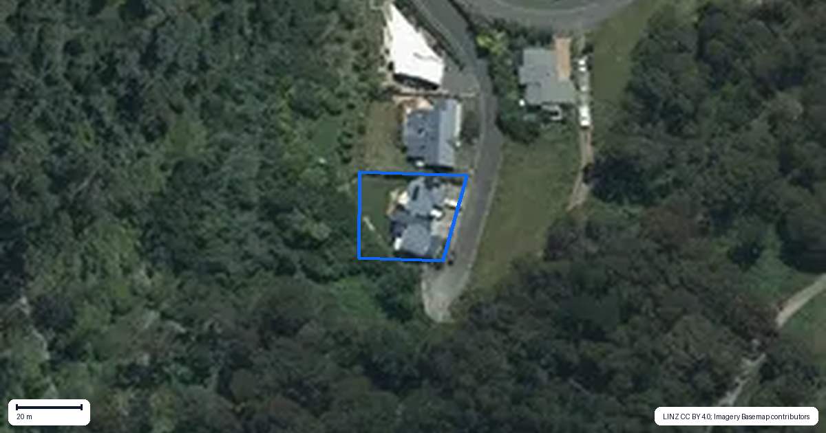 Property context map for 6 Whitehead Place, Atawhai, Nelson