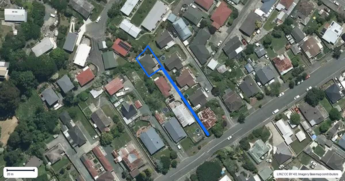 Property context map for 16B Emano Street, Toi Toi, Nelson