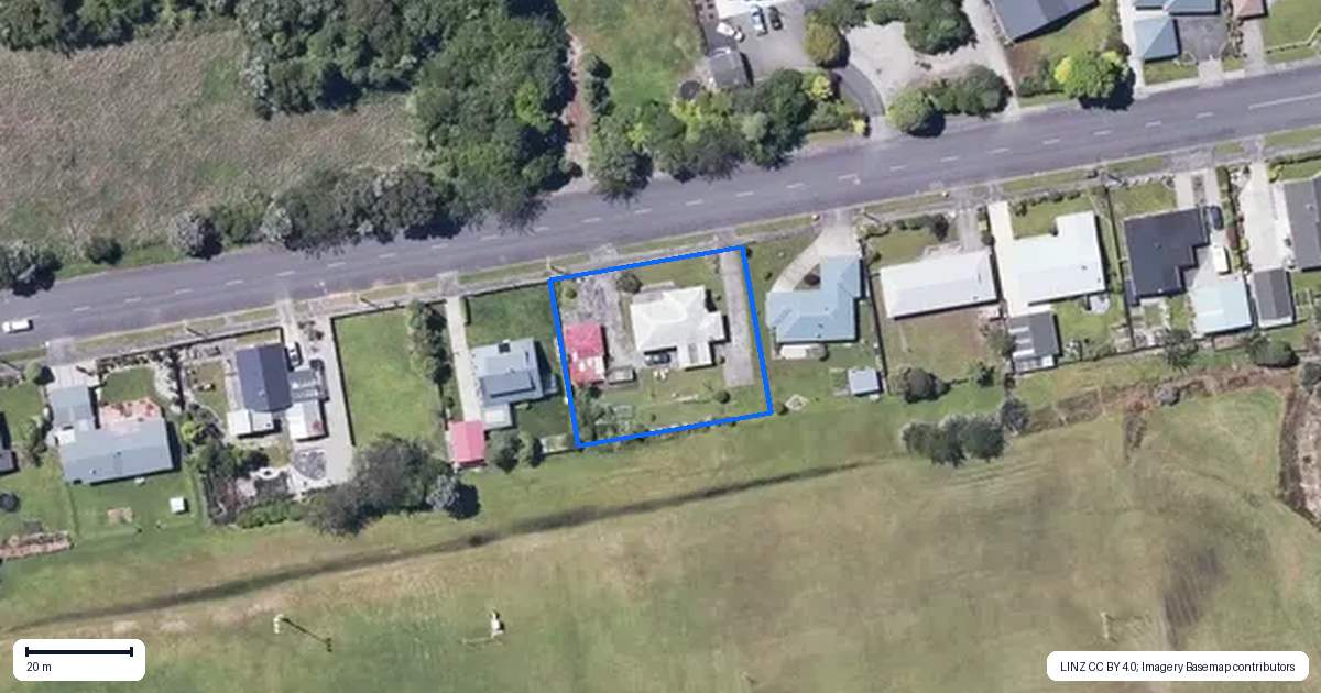 Property context map for 69 Eastons Road, Westport