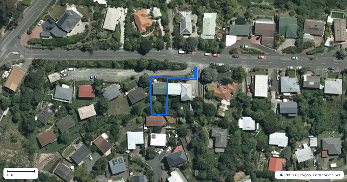 Property context map for 195B Quebec Road, Washington Valley, Nelson