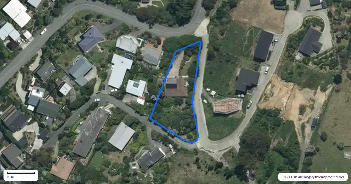 Property context map for 58 Brooklands Road, Atawhai, Nelson