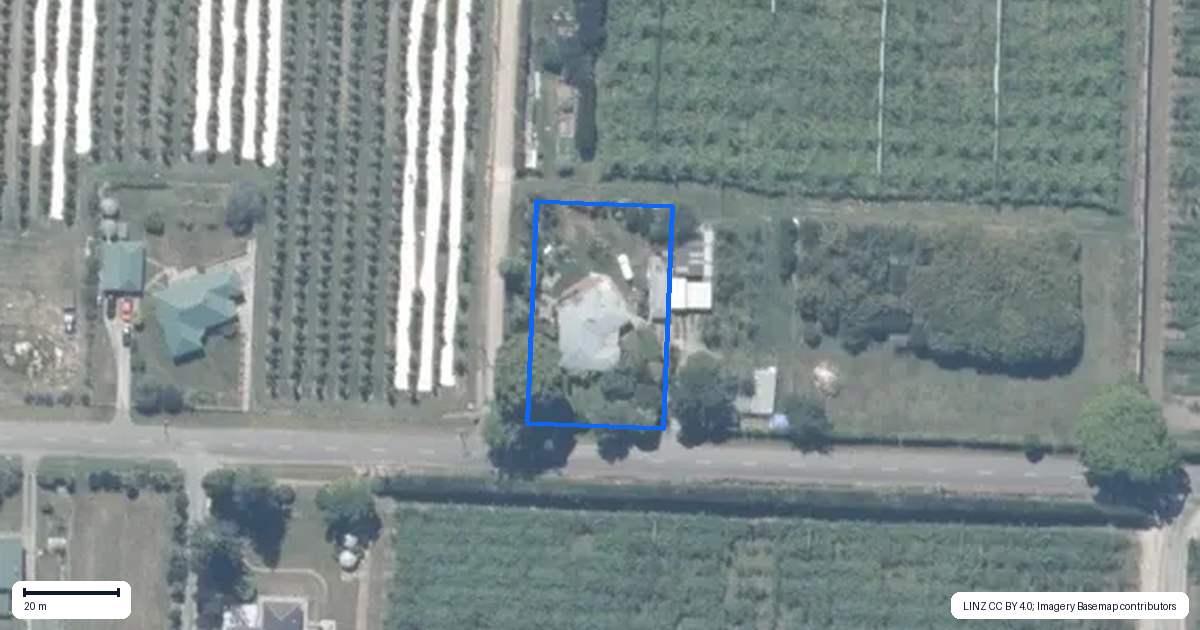 Property context map for 58 Dehra Doon Road, Riwaka, Motueka