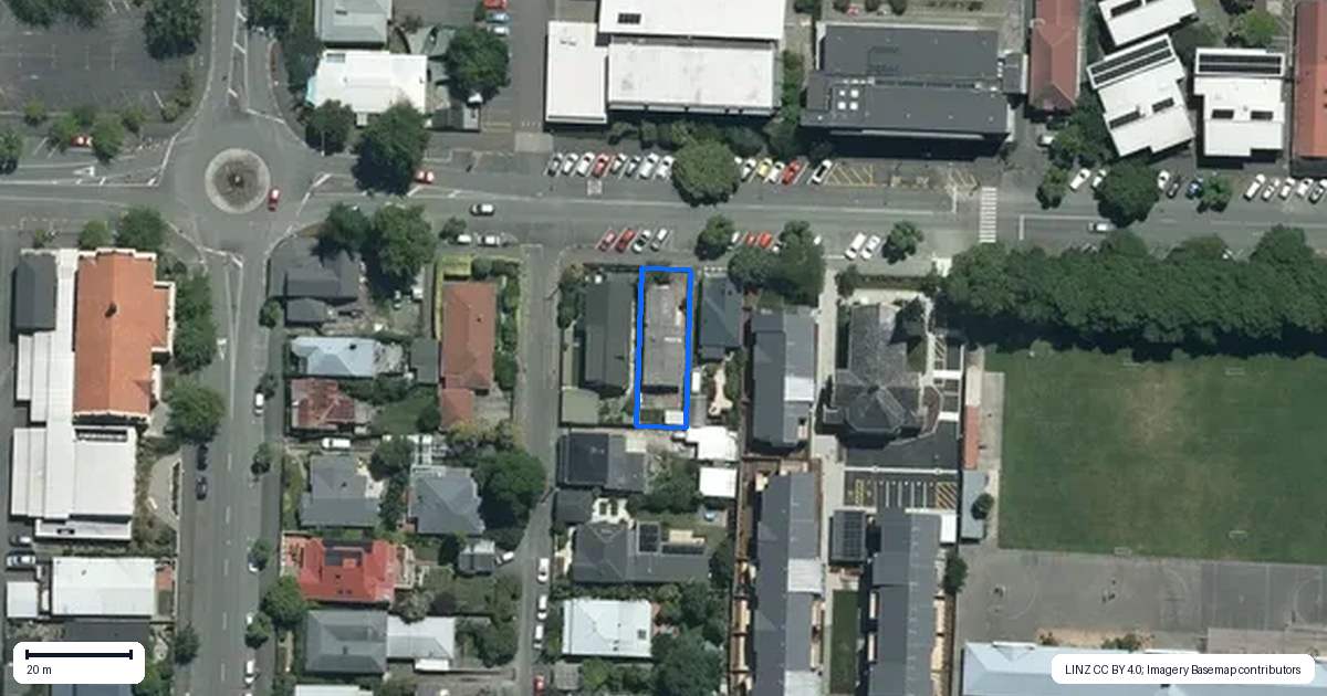 Property context map for 60 Nile Street, Nelson