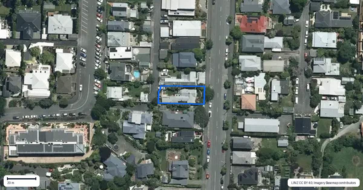 Property context map for 168 Collingwood Street, Nelson