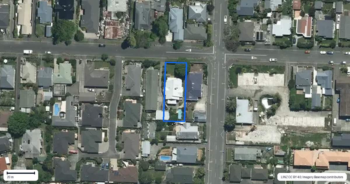 Property context map for 76 Cambria Street, The Wood, Nelson