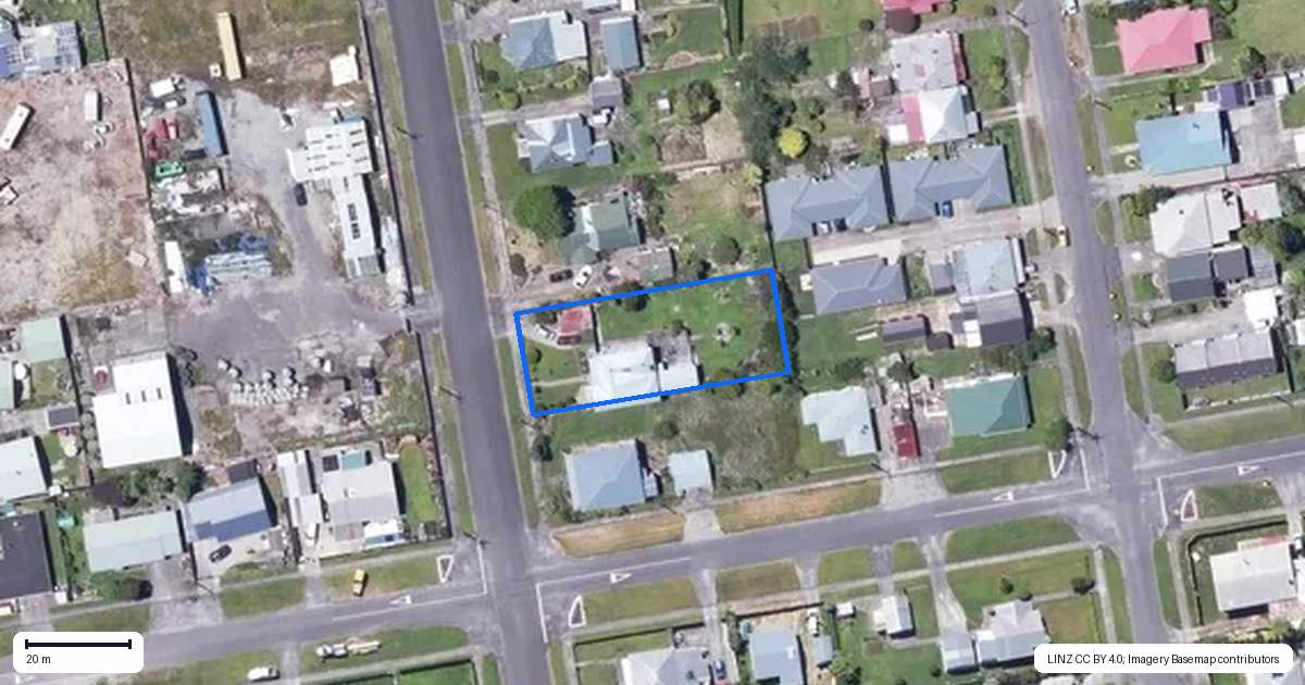 Property context map for 149 Peel Street, Westport