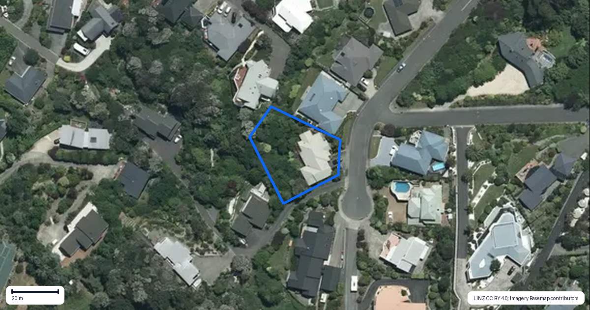 Property context map for 36 Ledbury Road, Atawhai, Nelson
