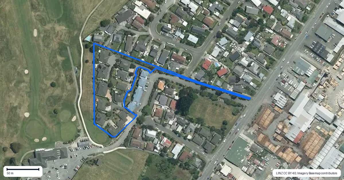 Property context map for 3 Golf Haven Way, Annesbrook, Nelson