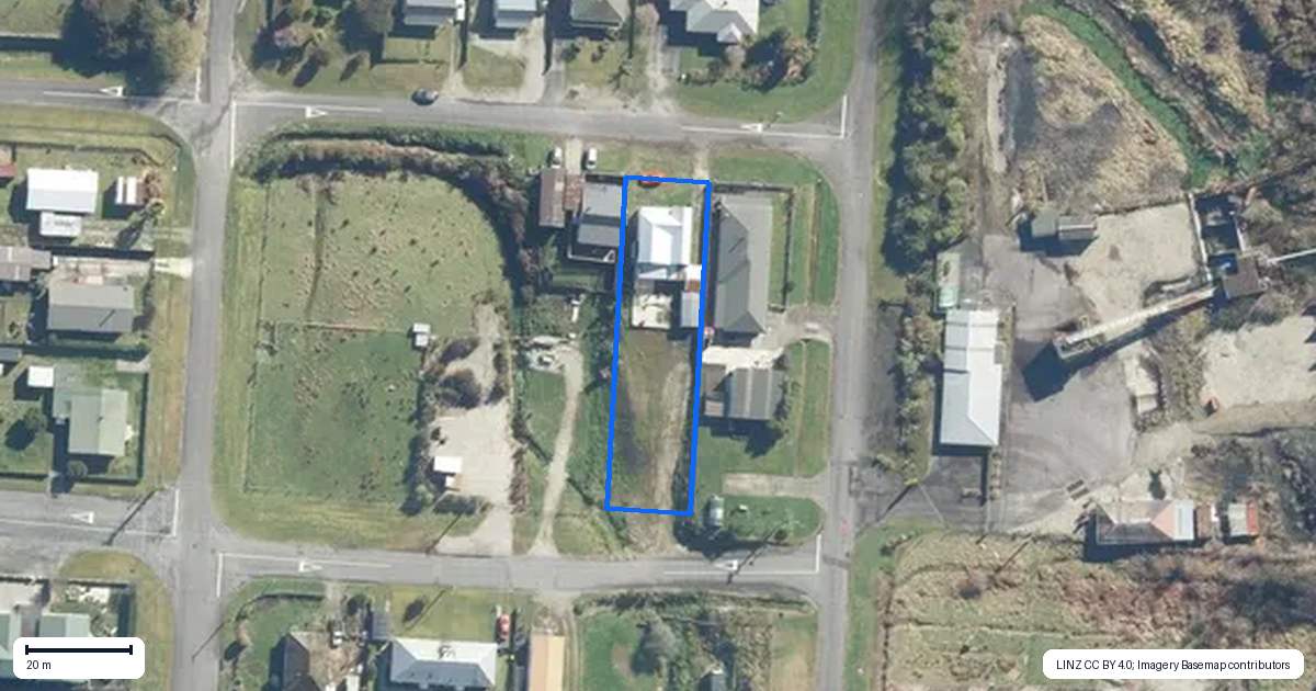 Property context map for 3 Herald Street, Reefton