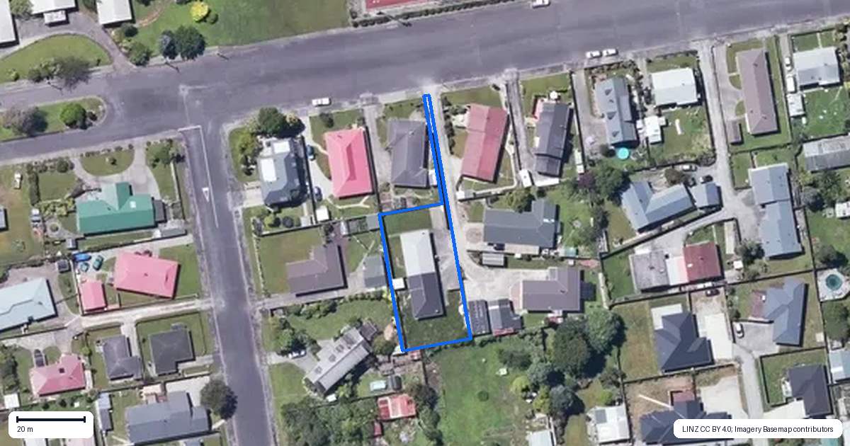 Property context map for 68A Henley Street, Westport
