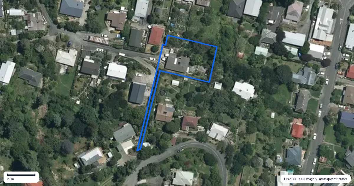 Property context map for 19 Washington Terrace, Washington Valley, Nelson