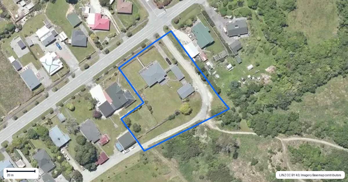 Property context map for 44 Aylmer Street, Ross