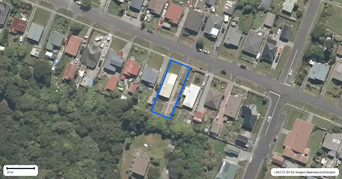 Property context map for 27 Inverness Street, Dunollie, Runanga
