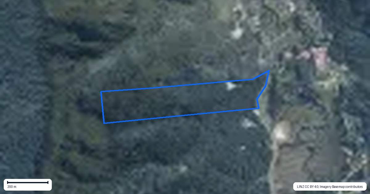 Property context map for 82 Omoto Valley Road, Kaiata, Greymouth