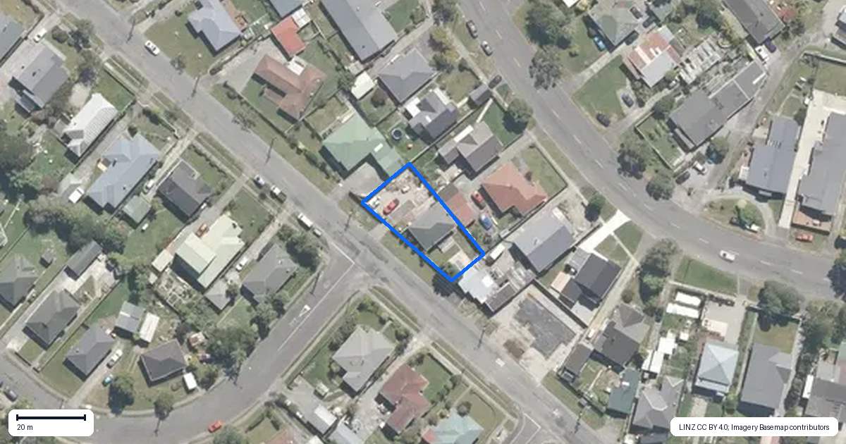Property context map for 61 Marlborough Street, Greymouth
