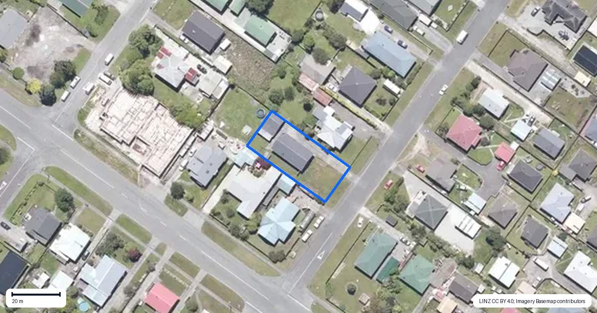 Property context map for 37 Davie Street, Hokitika
