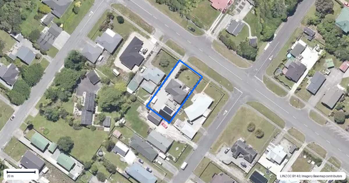 Property context map for 173 Stafford Street, Hokitika