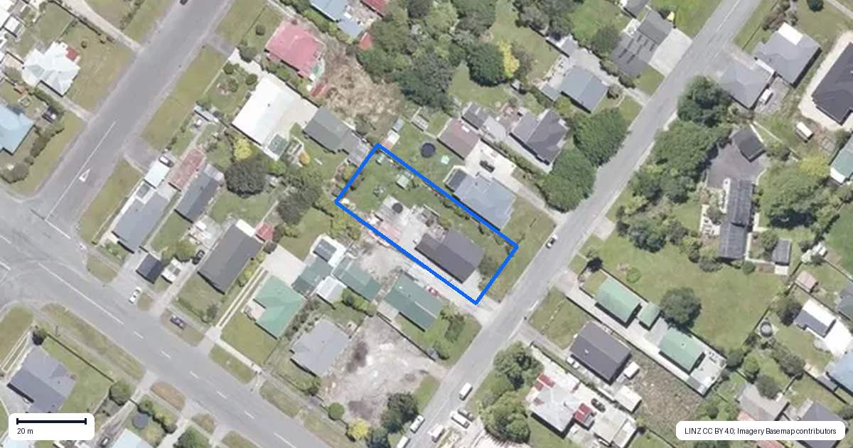 Property context map for 39 Rolleston Street, Hokitika