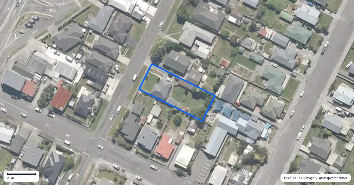 Property context map for 15 Byron Street, Greymouth