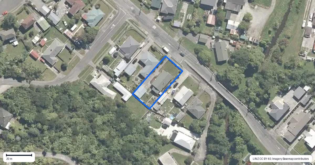 Property context map for 78 Marlborough Street, Greymouth