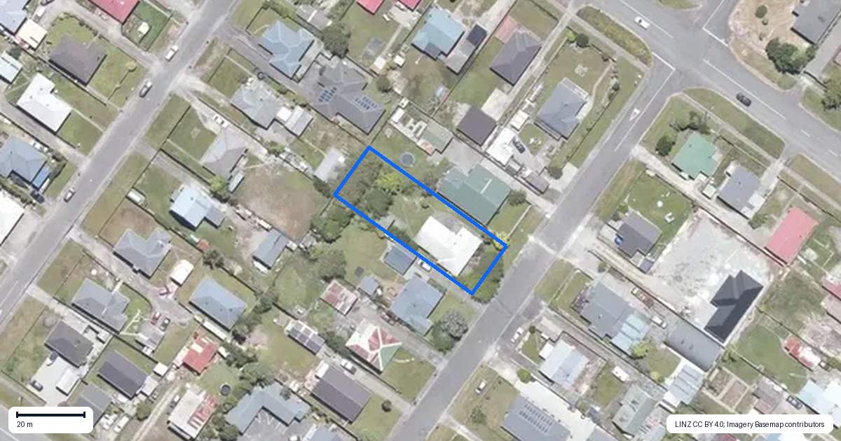 Property context map for 49 Hoffman Street, Hokitika