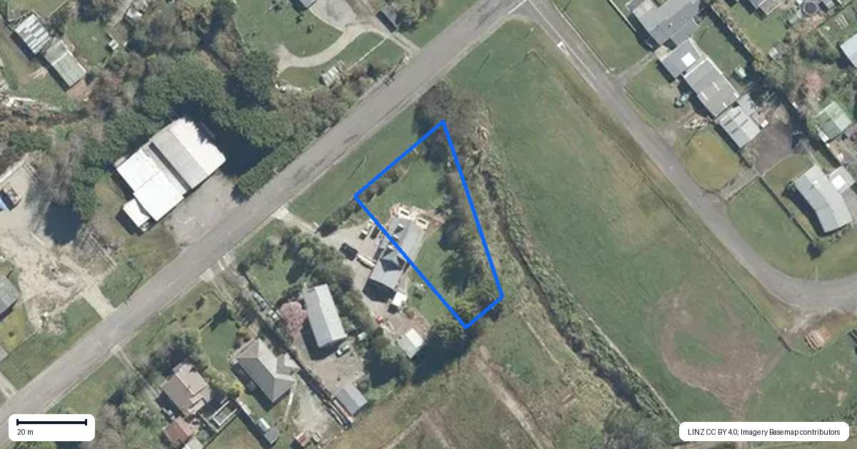 Property context map for 34 Omapere Street, Dobson, Greymouth