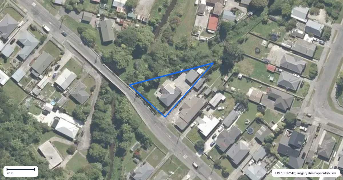 Property context map for 87 Marlborough Street, Greymouth