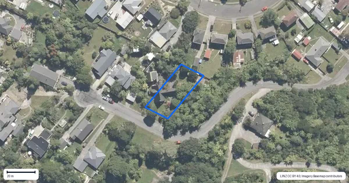Property context map for 8 Leith Crescent, Greymouth