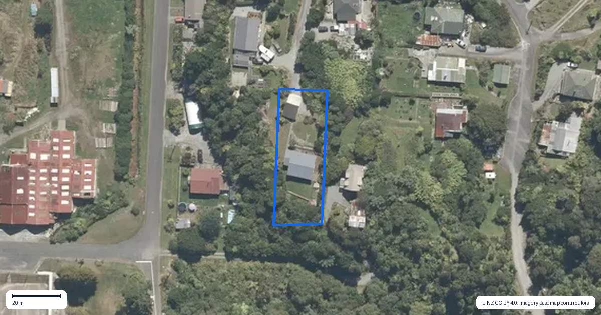 Property context map for 38 Carroll Street, Runanga