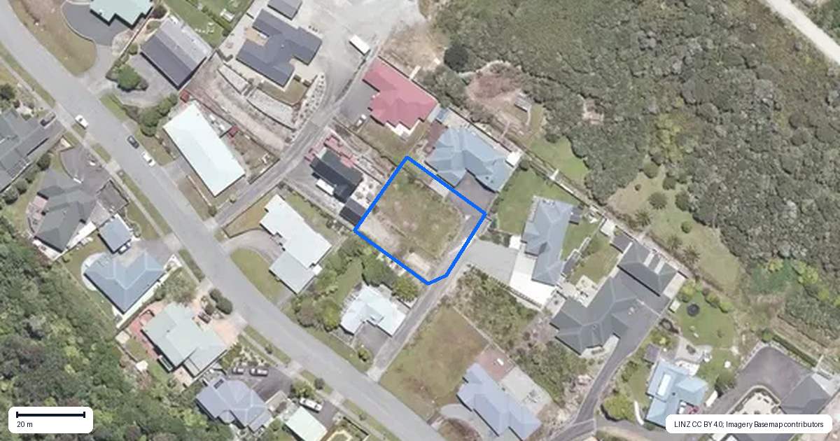 Property context map for 18 Alpine View, Hokitika