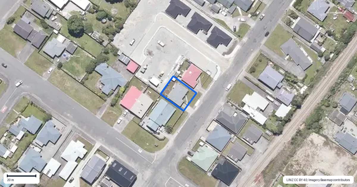Property context map for 111 Sewell Street, Hokitika