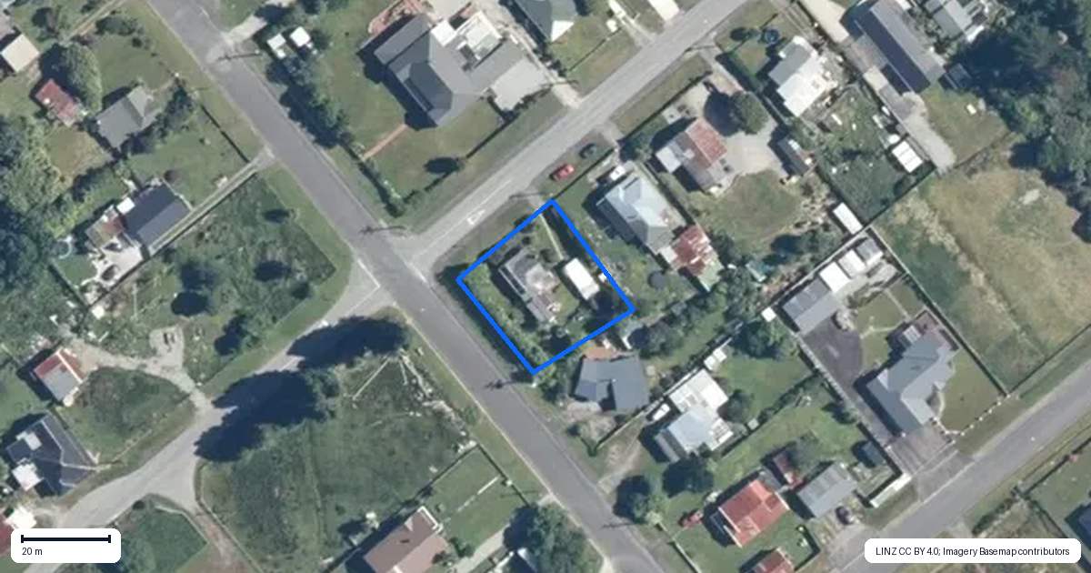 Property context map for 72 Third Street, Kumara, Greymouth