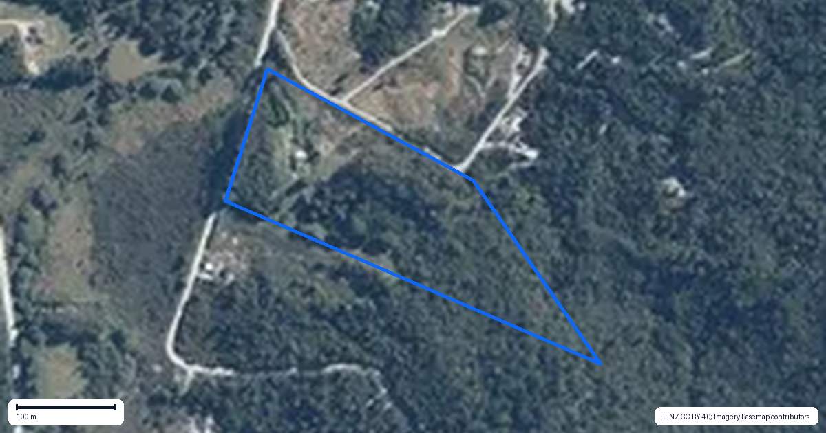 Property context map for 137 Clifton Road, Kaiata, Greymouth