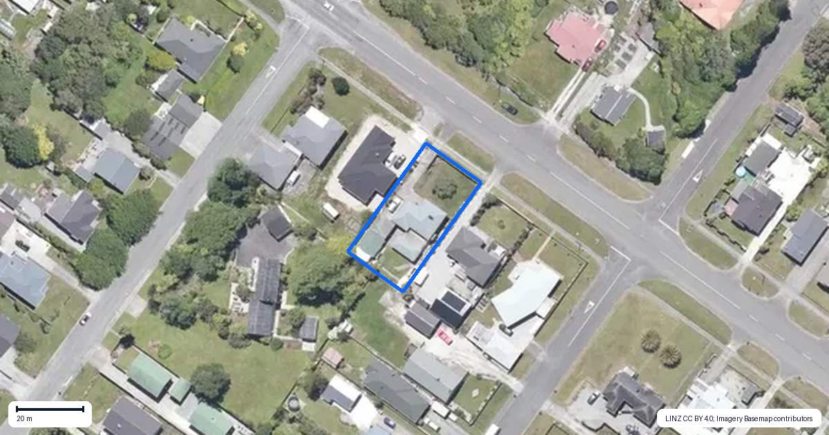 Property context map for 169 Stafford Street, Hokitika