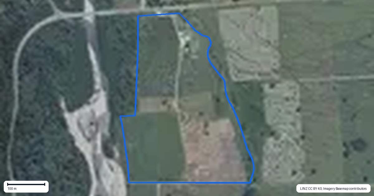 Property context map for 407 Fox Glacier Highway, Franz Josef/Waiau
