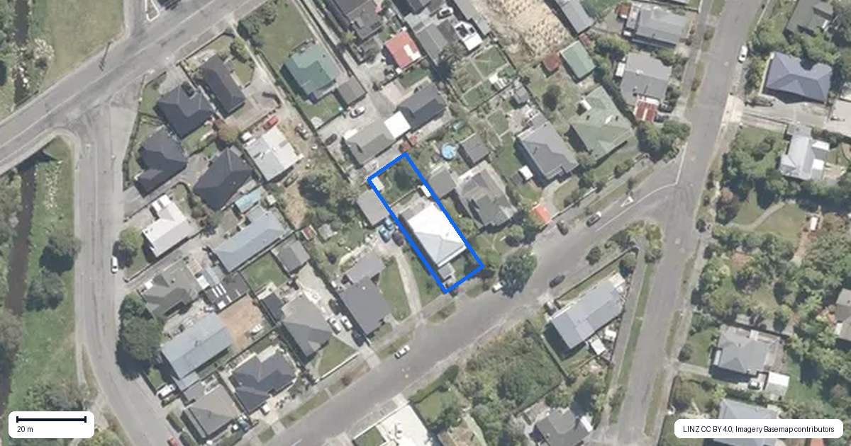 Property context map for 8 Perotti Street, Greymouth