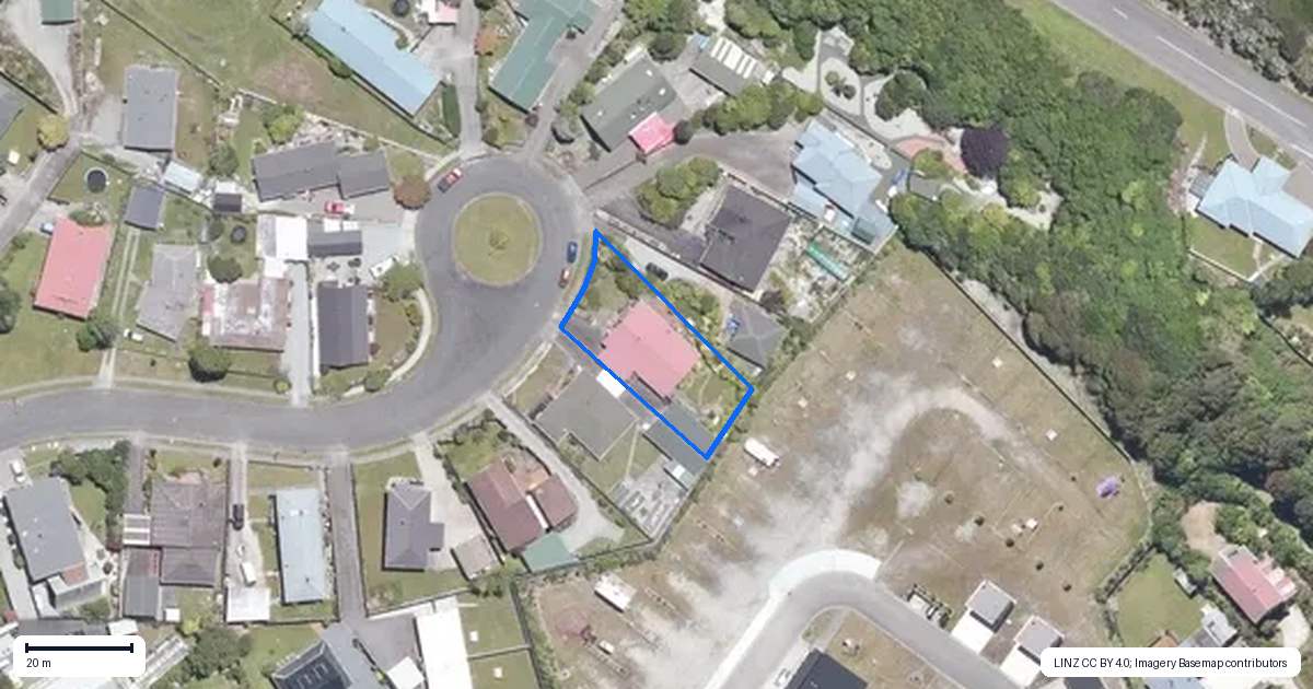 Property context map for 188 Rolleston Street, Hokitika