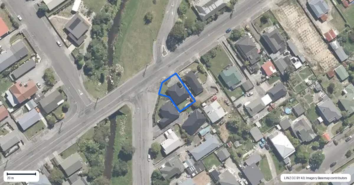 Property context map for 49 Shakespeare Street, Greymouth