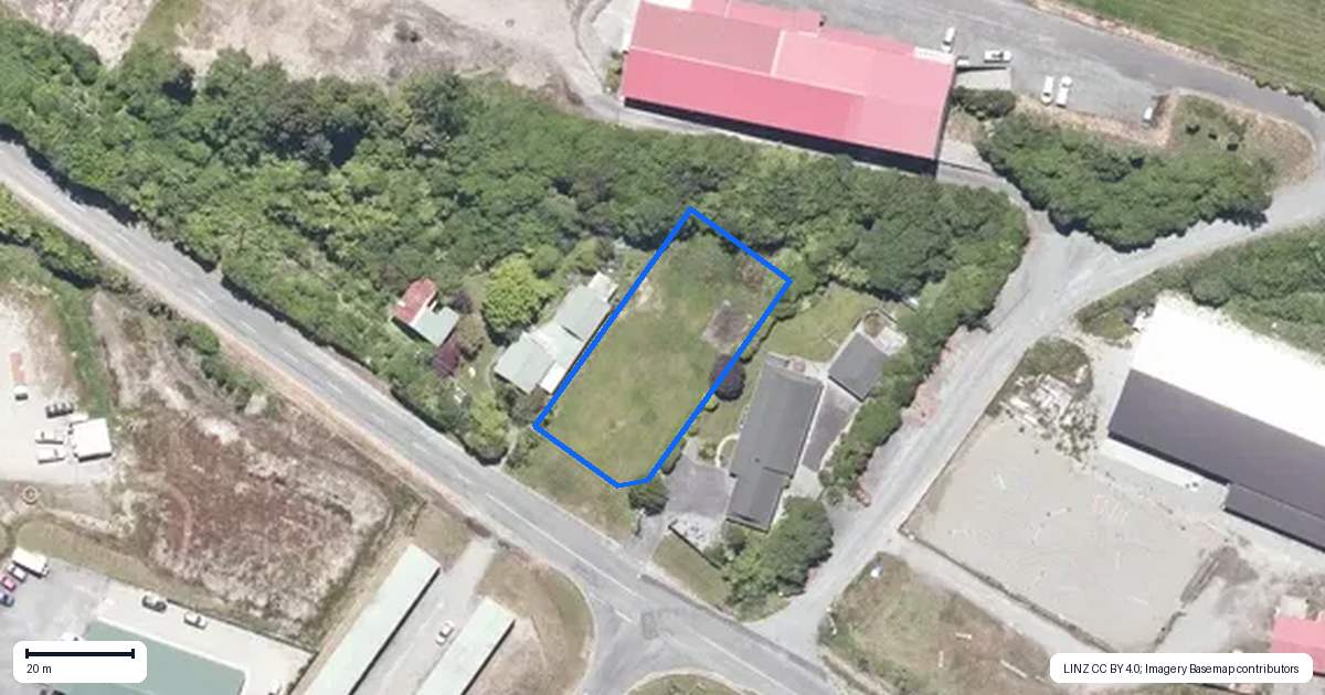 Property context map for 294 Hampden Street, Hokitika