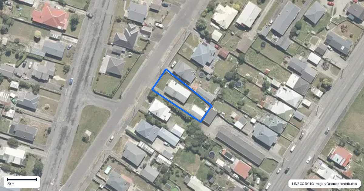 Property context map for 83 Reid Street, Blaketown, Greymouth