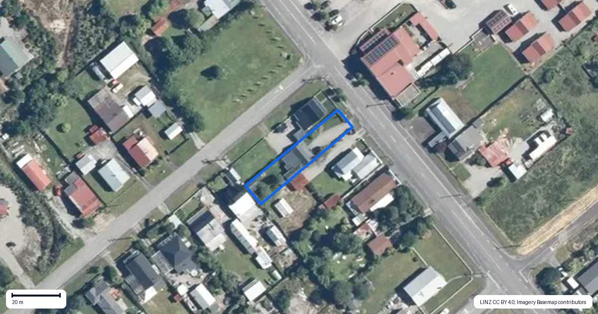 Property context map for 84 Seddon Street, Kumara, Greymouth