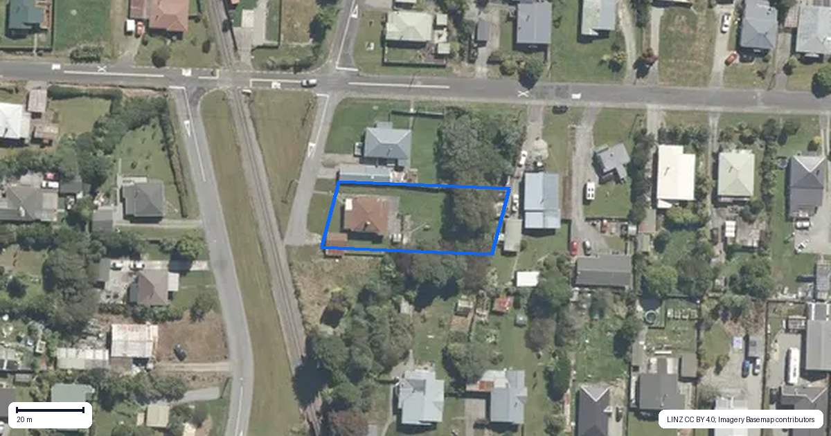 Property context map for 28 Ranfurly Street, Runanga